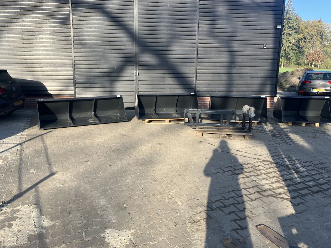 Grondbak euro aansluiting frontlader 160 cm Palletvork voorlader