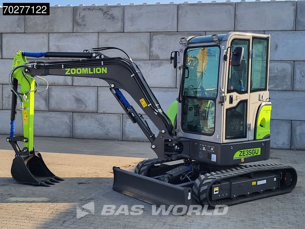 Zoomlion ZE35 GU FACTORY WARRANTY -KUBOTA ENGINE -A/C
