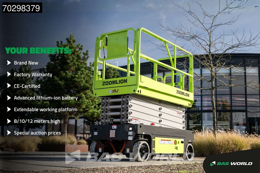 Zoomlion ZS1012AC-Li 10 M – Factory Warranty – CE-Certified