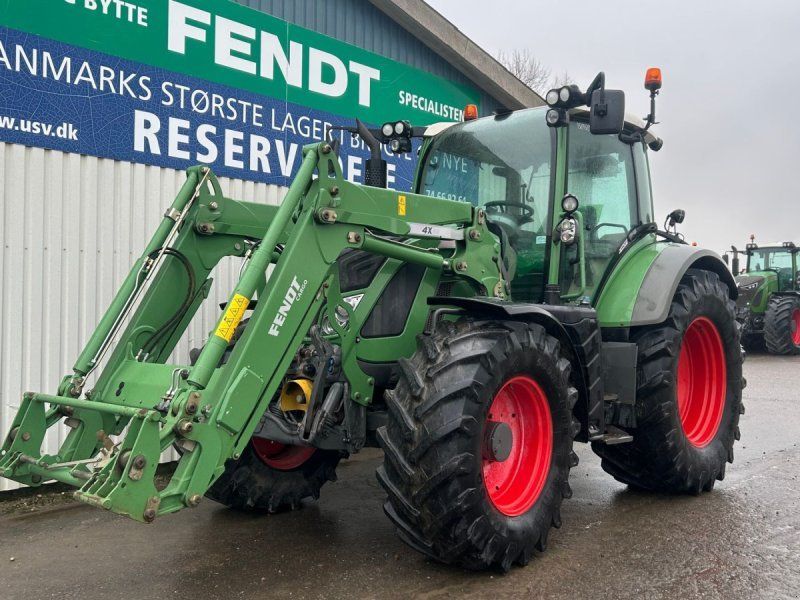 Fendt 516 Vario SCR Profi Med Front PTO + 4x80 Frontlæsser