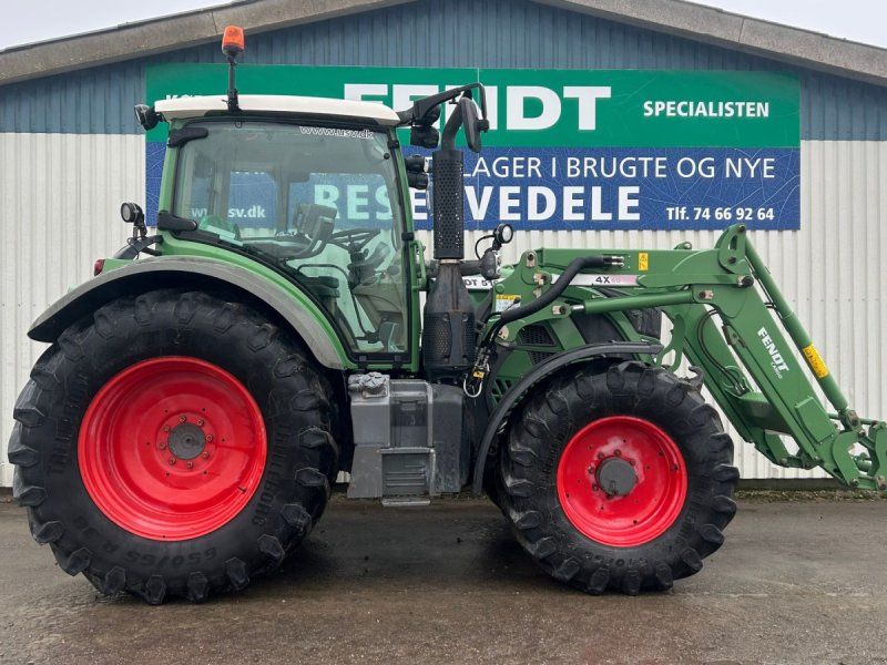 Fendt 516 Vario SCR Profi Med Front PTO + 4x80 Frontlæsser