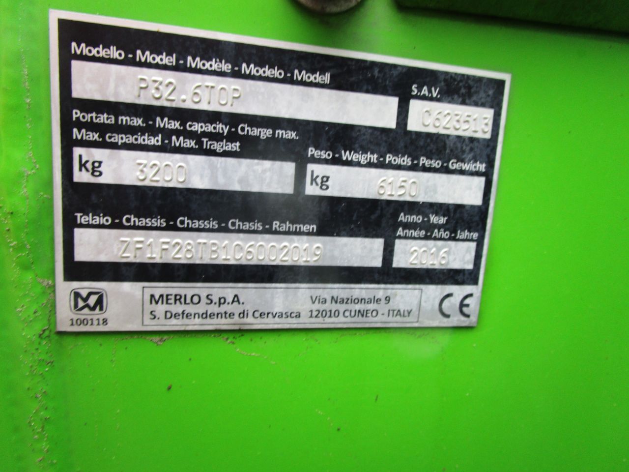 Merlo 32.6 tf 2016 3870 uren manitou jcb