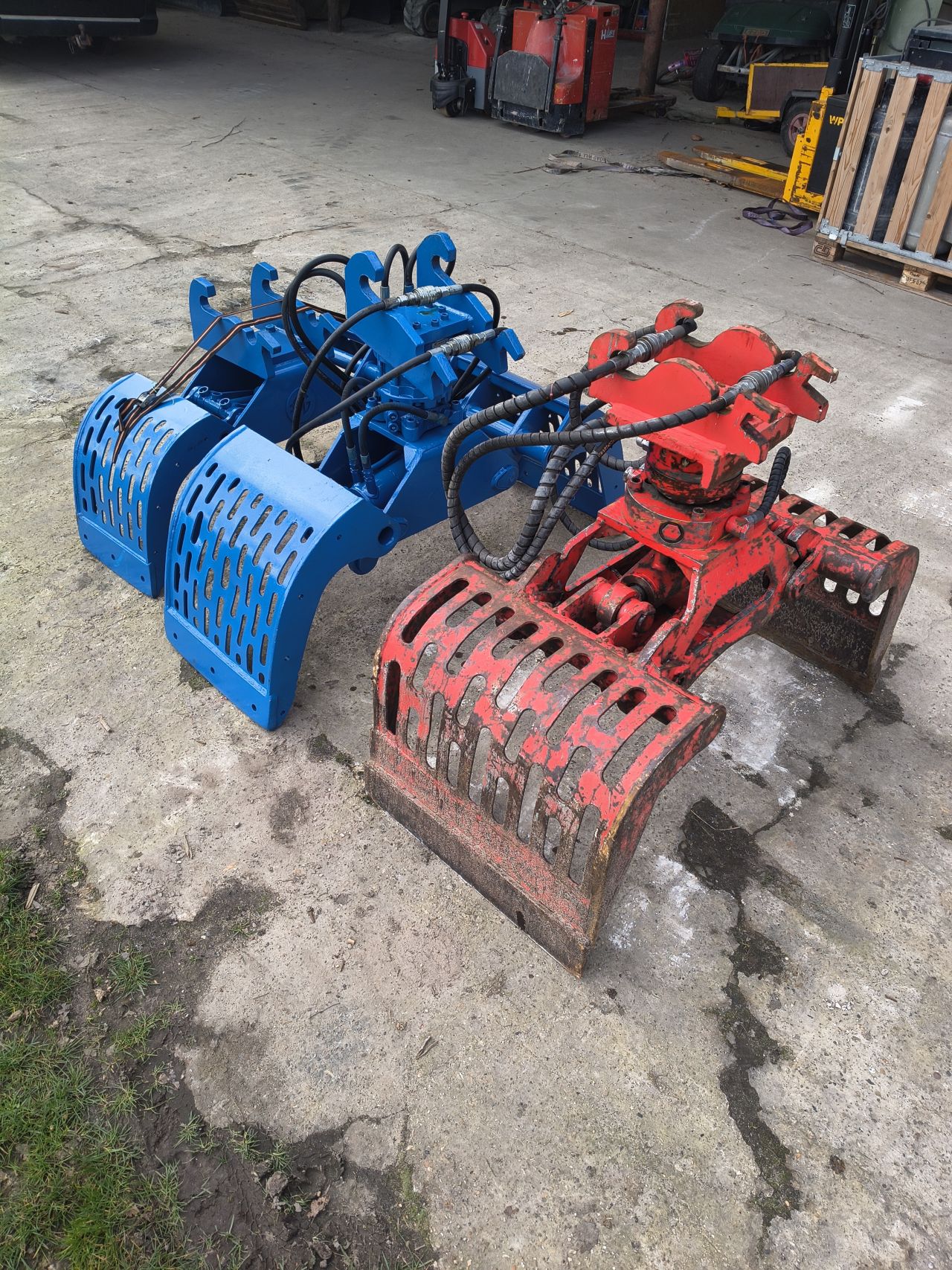 Sloop sorteergrijper cw05 vematec zijtveld dehaco verachtert