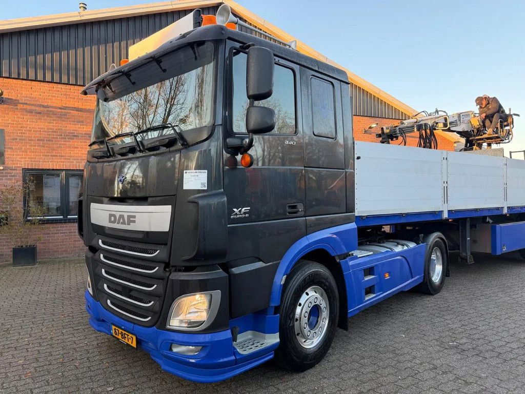 KWB Steenoplegger Kennis 16R kraan + DAF XF 440 Alcoa's 450.700KM!
