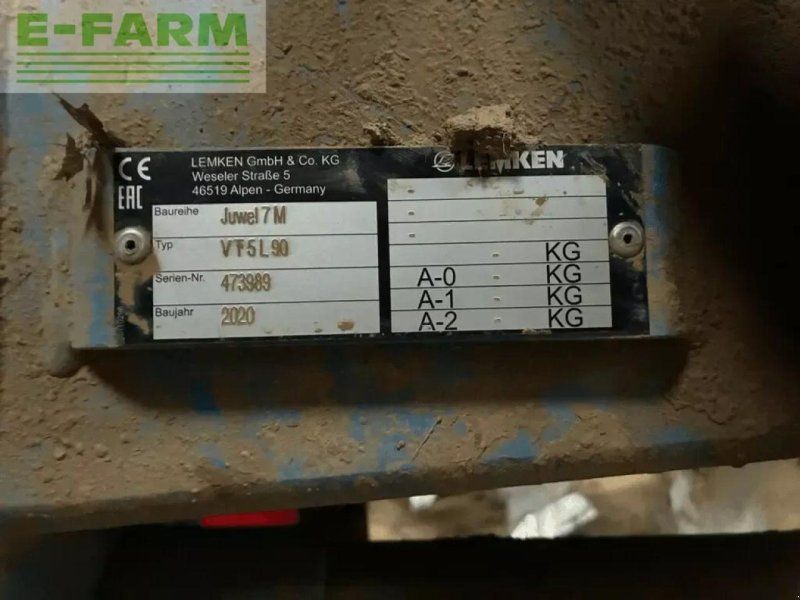 Lemken charrue juwel 7mvt 5