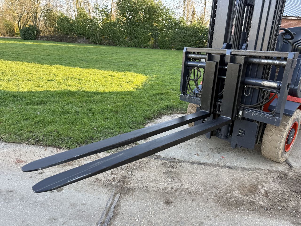 Linde 4 tonner elektr triplex Sideshift vorkversteller 3500uur