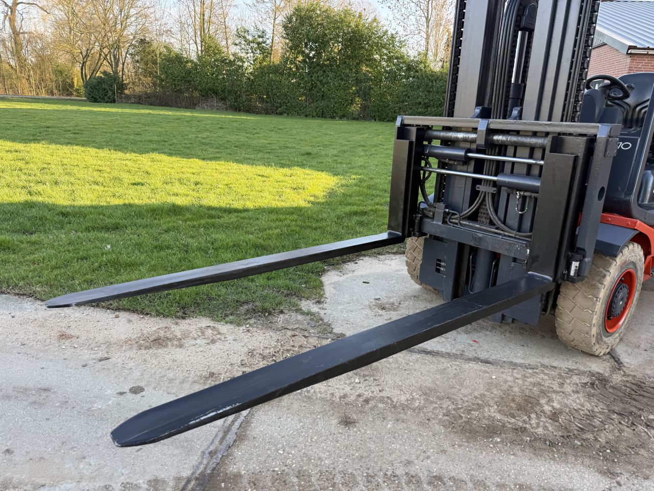 Linde 4 tonner elektr triplex Sideshift vorkversteller 3500uur