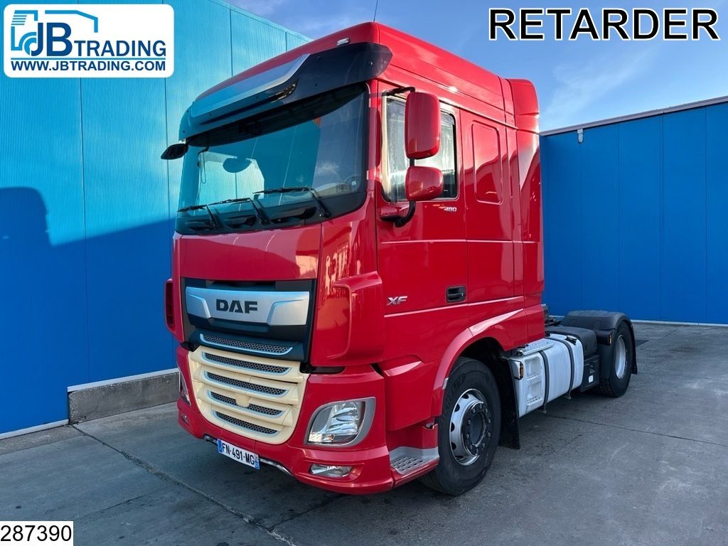 DAF XF 480 EURO 6, Standairco, Retarder, PTO
