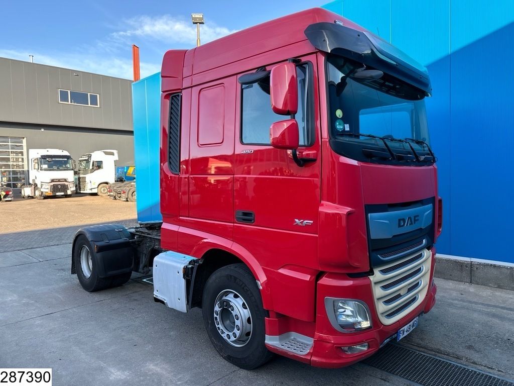 DAF XF 480 EURO 6, Standairco, Retarder, PTO