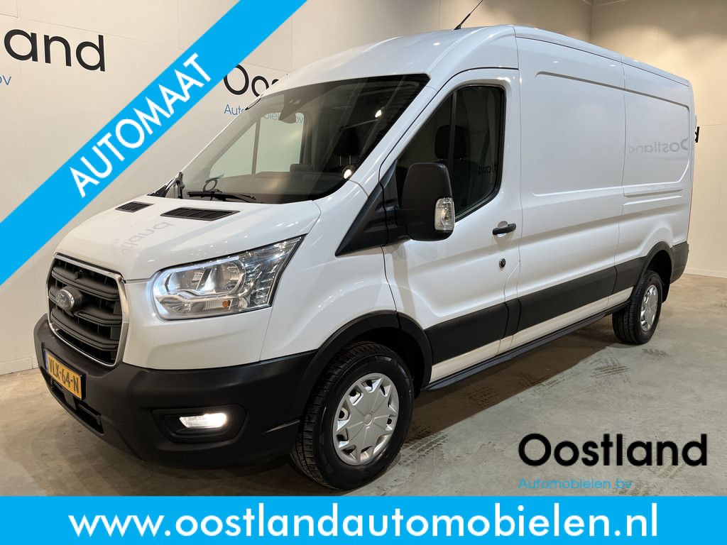 Ford Transit 350 2.0 TDCI L3H2 Trend RWD 170 PK Automaat / Euro 6 / Airco / Cruise Control Adap. / CarPlay / Camera / 220V. / Navigatie / Trekhaak