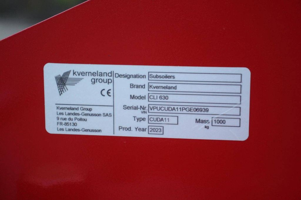 Tiefenbodenlockerer Kverneland CLI300 2023 Neu