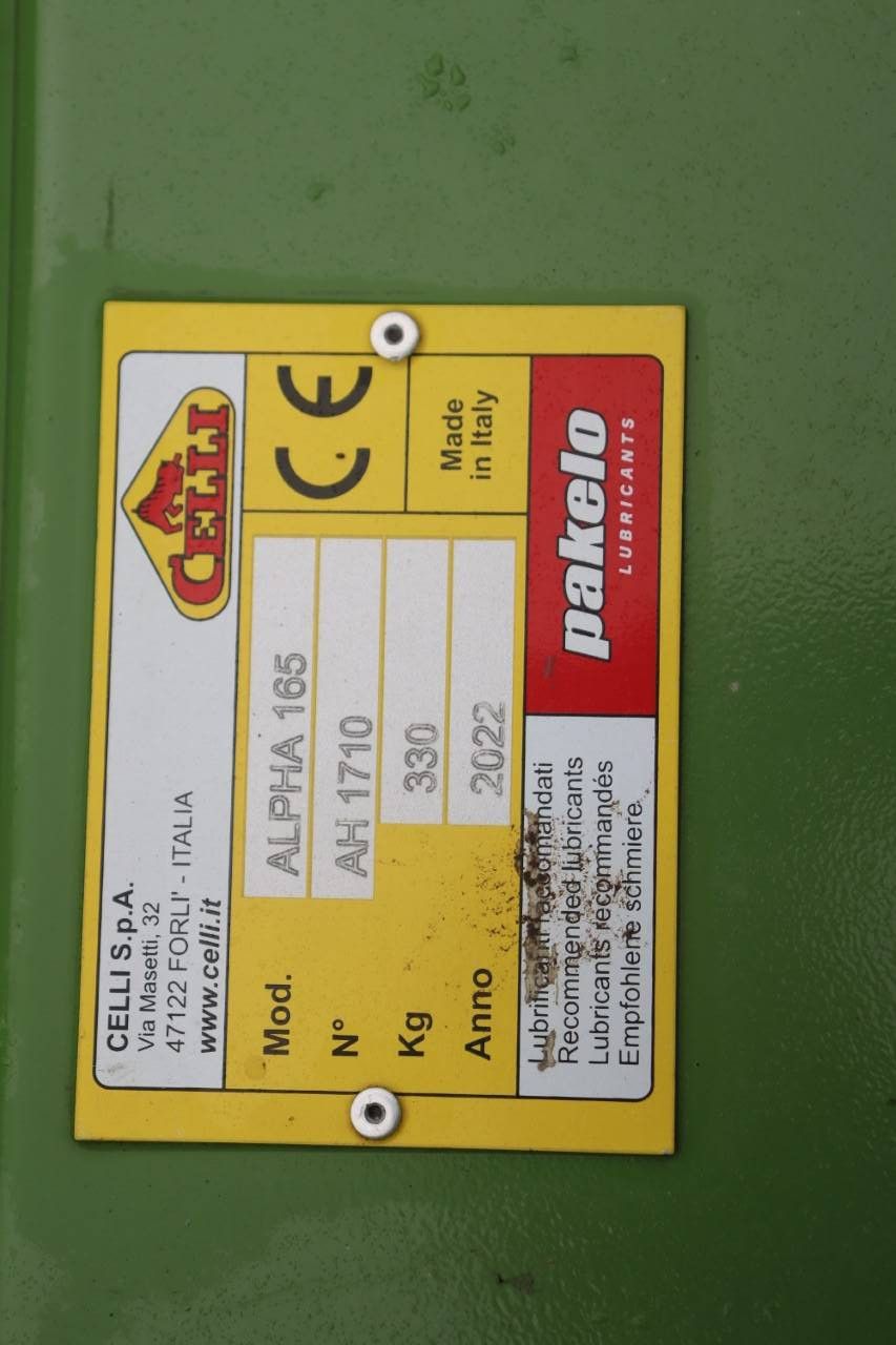 Grondfrees Celli ALPHA 165 2022 Nieuw (Marge)