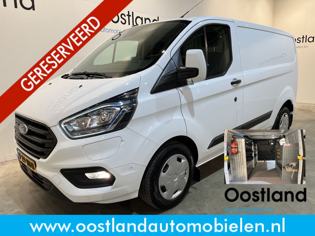Ford Transit Custom 340 L1H1 PHEV Trend Automaat / Euro 6 / Servicebus / Sortimo Inrichting / Airco / Cruise Control / Camera / CarPlay / 3-Zits / 22.300 KM !!
