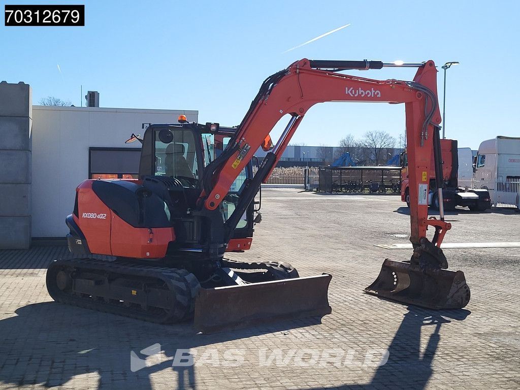 Kubota KX080 -4a2 A/C - 3 Buckets