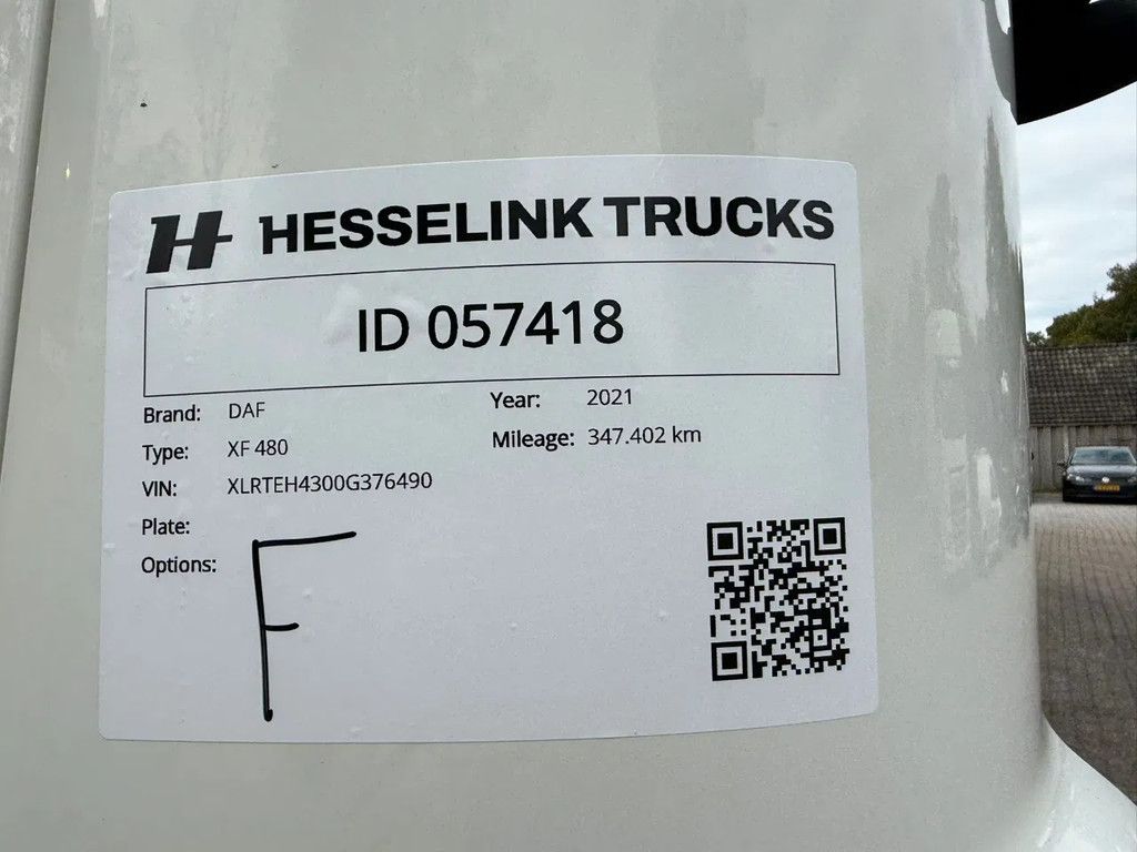 DAF XF 480 SSC Super Space Smarttacho 2 2x tank LED 347.402KM! NL Truck APK/TUV 21-11-2026