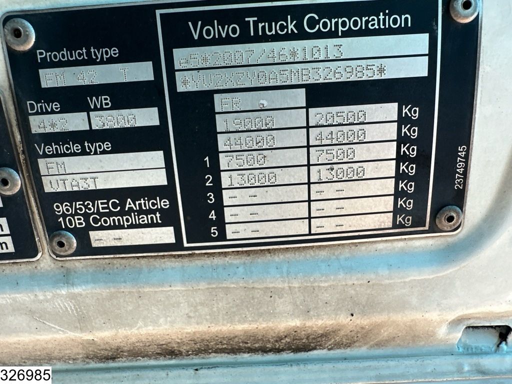 Volvo FM 460 EURO 6D, PTO, ADR, MB