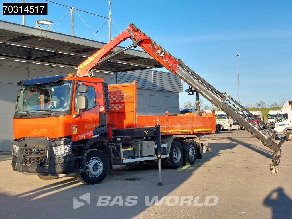 Renault C 380 6X2 Palfinger PK16002 Crane + Tipper Euro 6