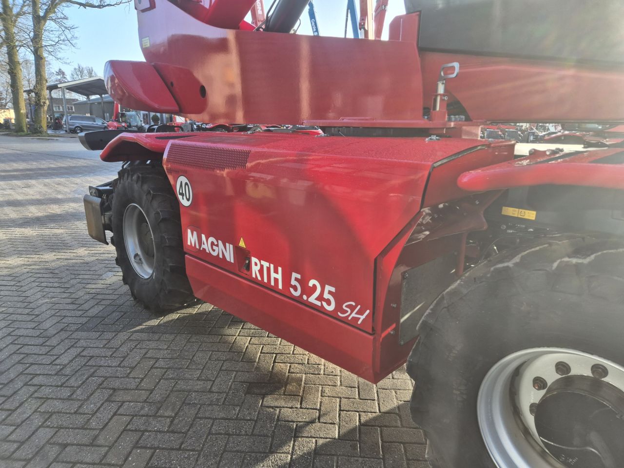 Gebruikte Magni RTH 5.25 roterende verreiker met hefhoogte 25 m