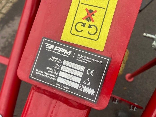 FPM RS 410/11+ gedragen hark werkbreedte 4100 mm