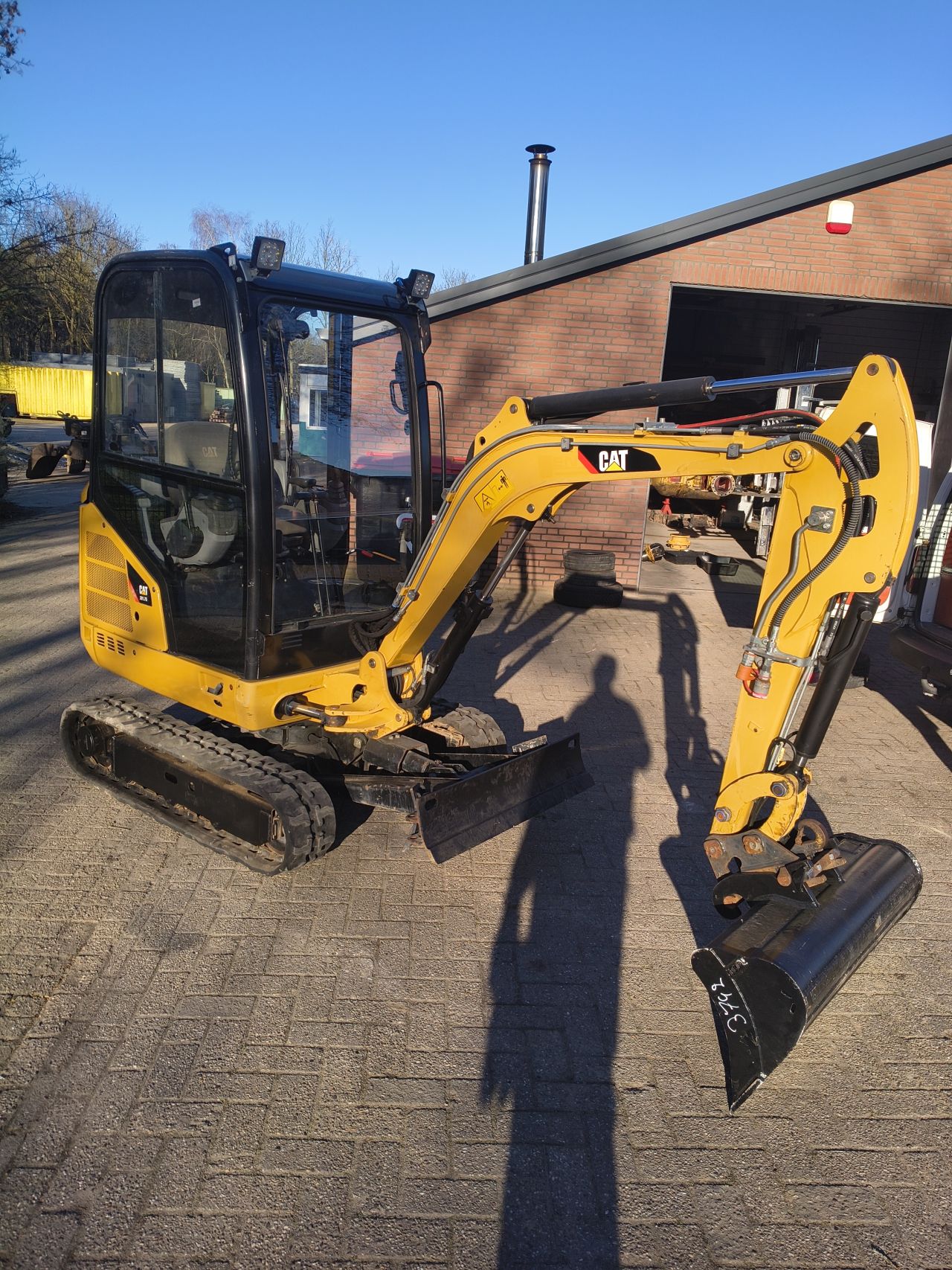 Cat 301.7 minigraver 2018 sloop sorteer functie