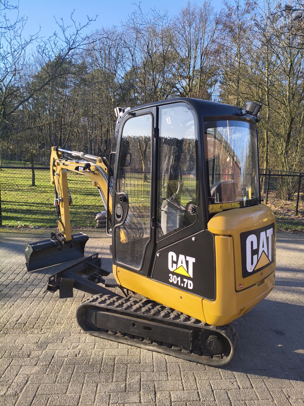 Cat 301.7 minigraver 2018 sloop sorteer functie