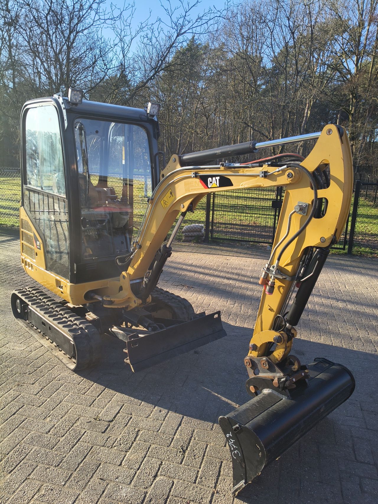 Cat 301.7 minigraver 2018 sloop sorteer functie