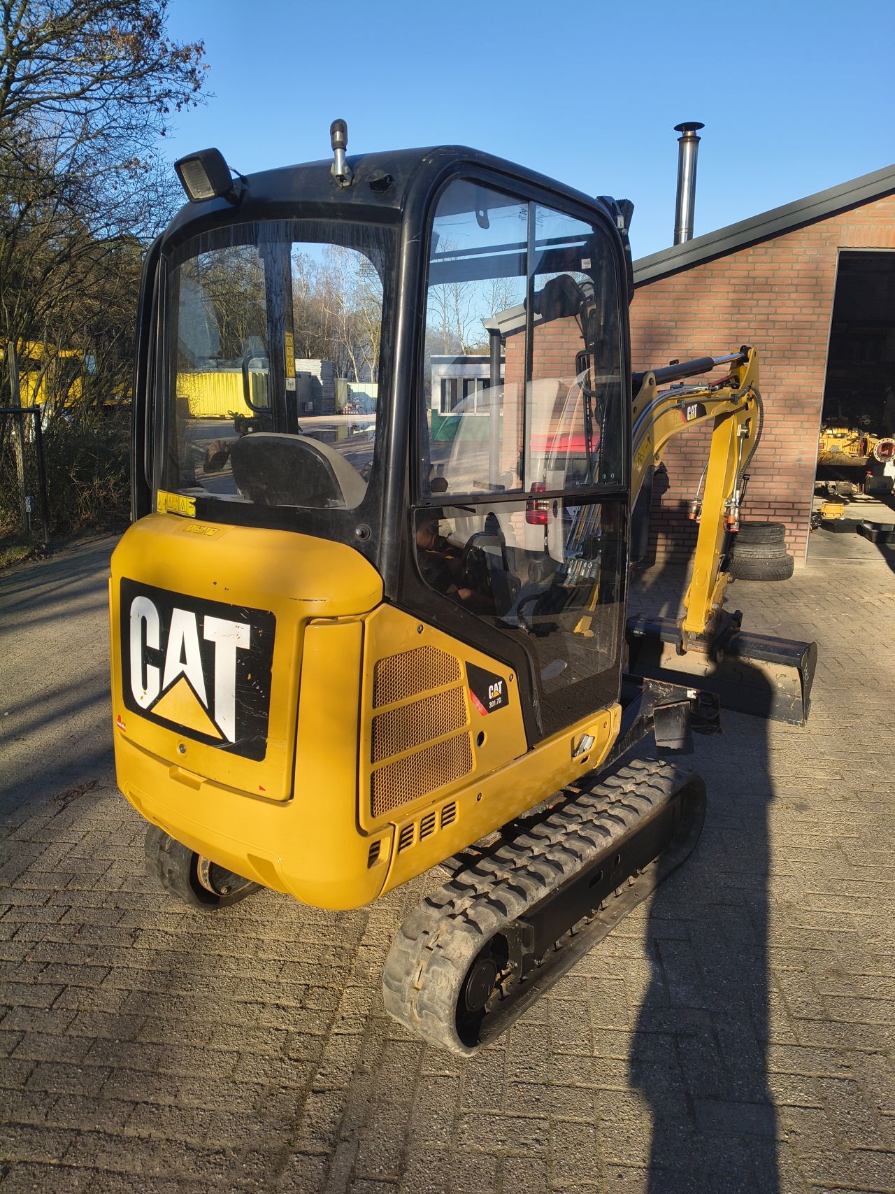 Cat 301.7 minigraver 2018 sloop sorteer functie