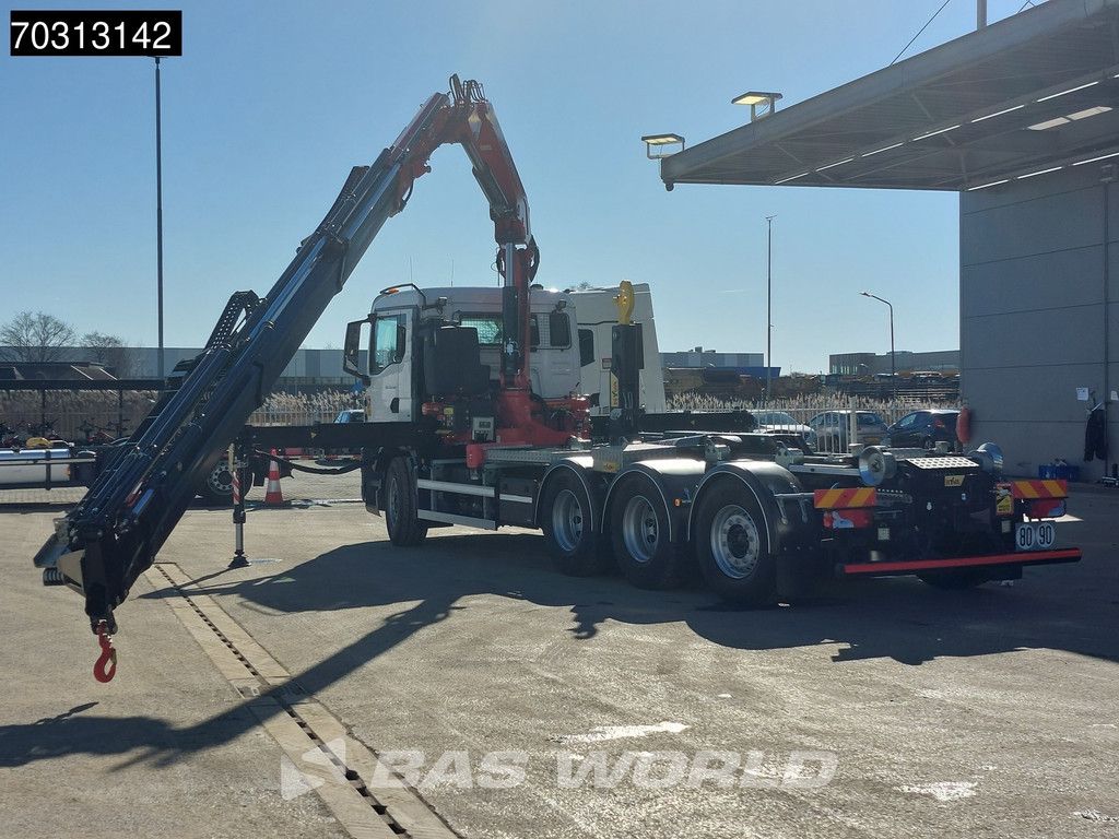 MAN TGS TGS 35.480 8X4 NEW! FASSI F275A Crane + HYVA 26-60 Hooklift Euro 6