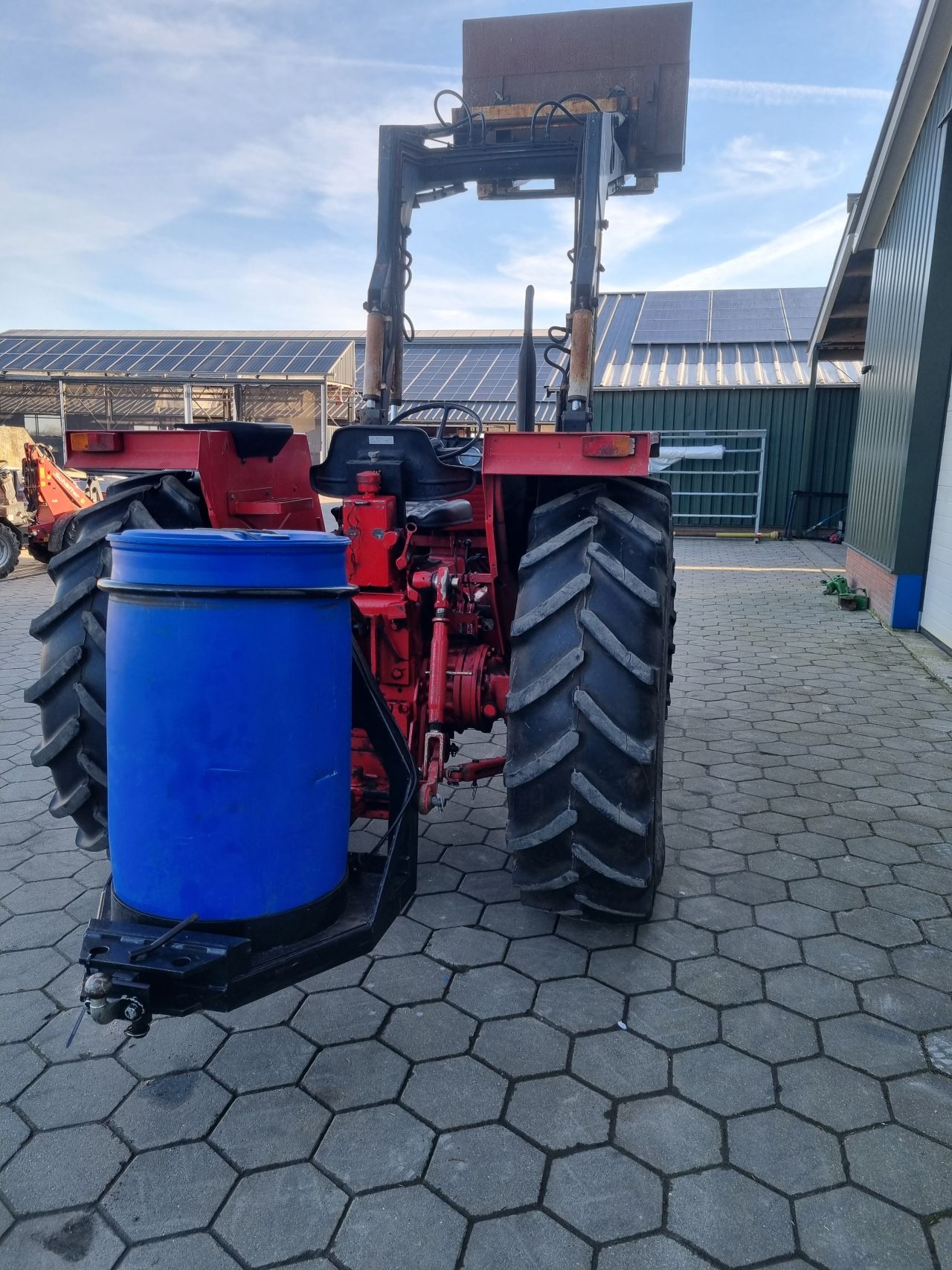 Case international 844S tractor/trekker met voorlader