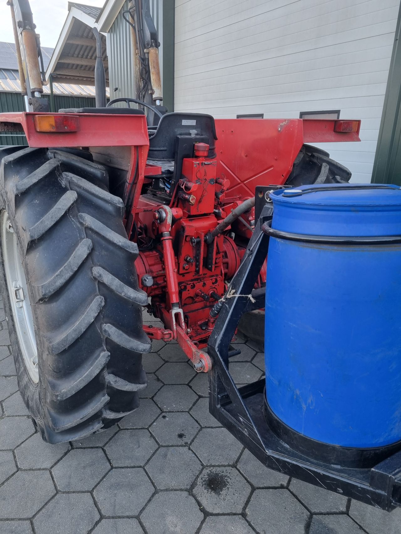 Case international 844S tractor/trekker met voorlader