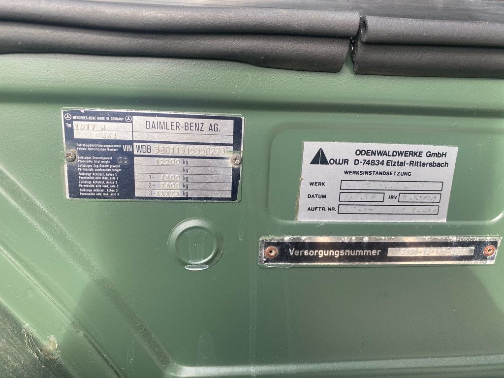 Mercedes-Benz 1017 4X4 ex army reconditioned
