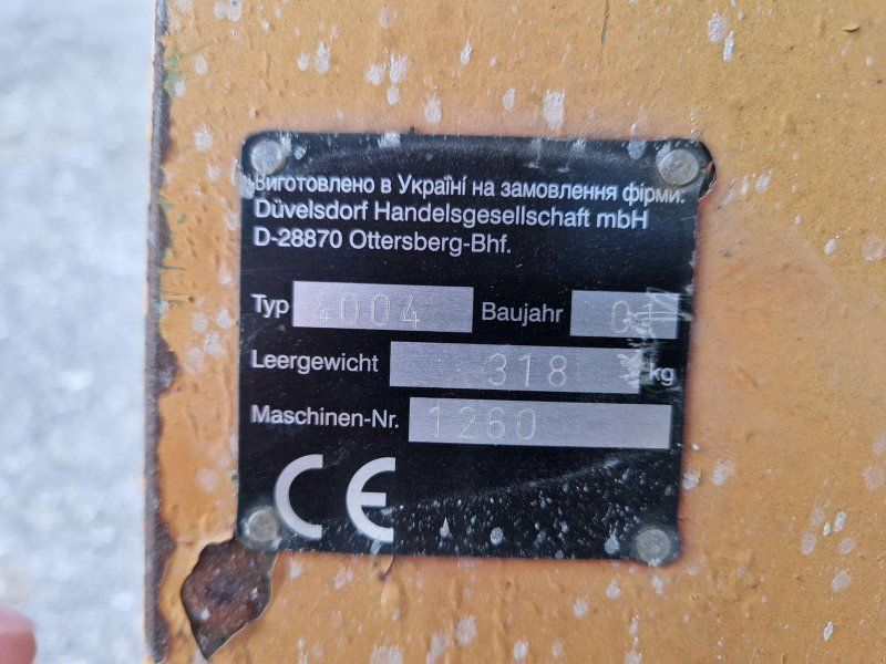 Düvelsdorf 4m hydraulisch