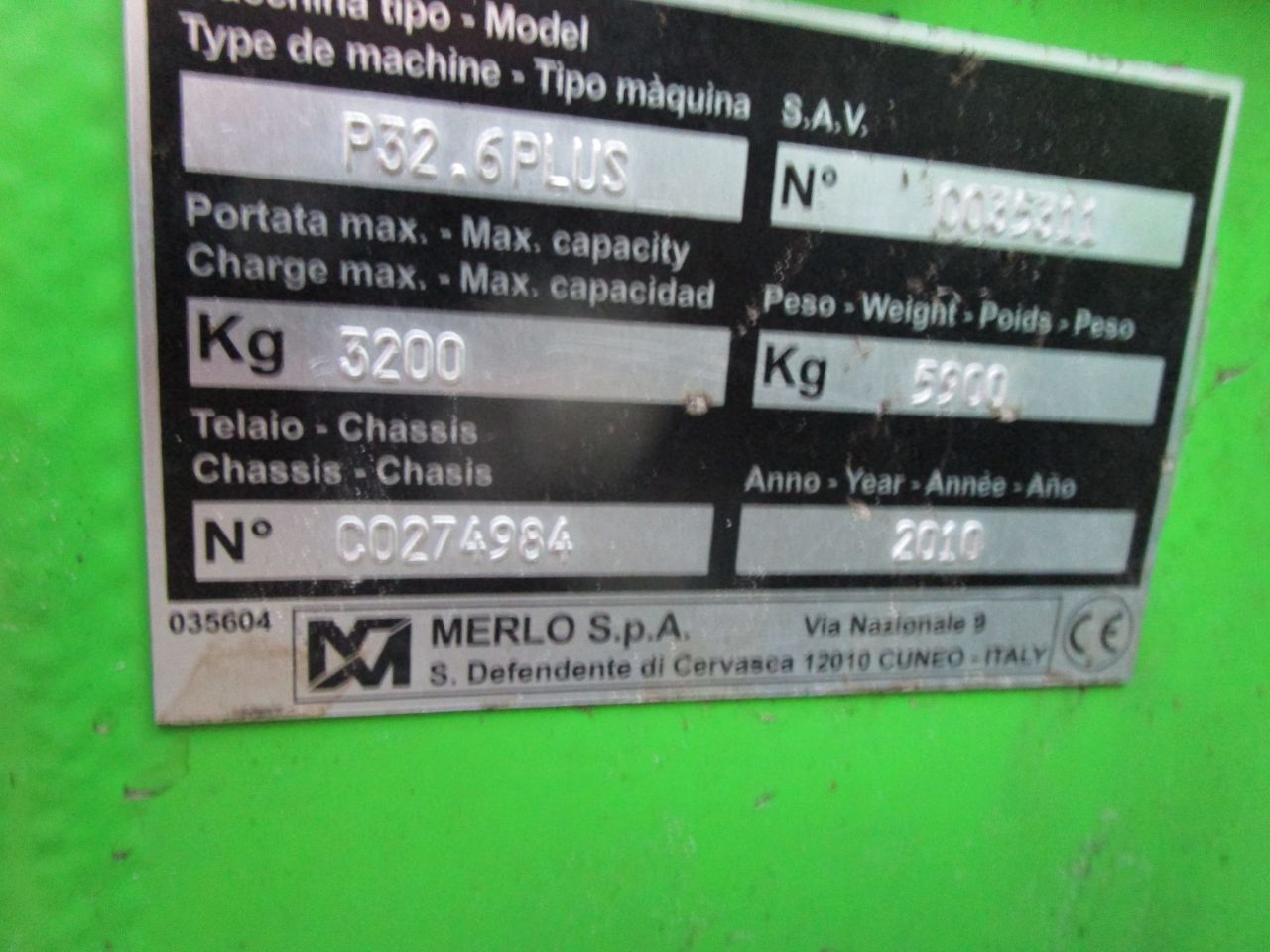 Merlo 32.6 tf 4500 uur op nieuwe banden !!!!