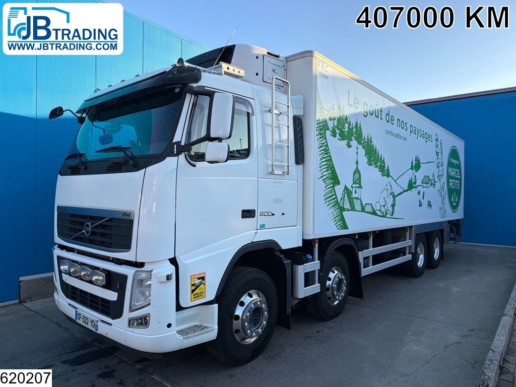 Volvo FH 500 EURO 5, 8x4, Dhollandia, Carrier, 1 Comp