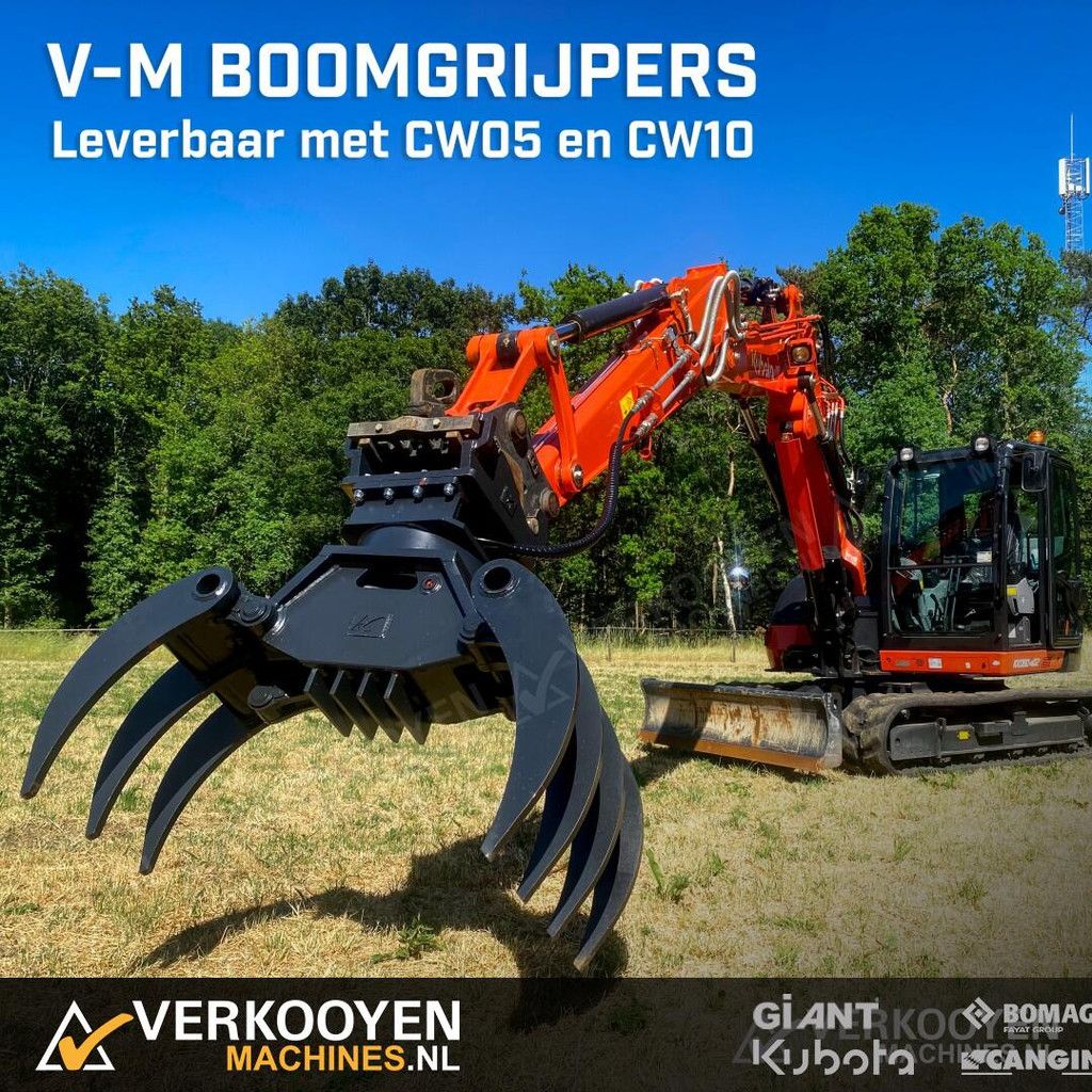 2025 V-M 160 Boomgrijper 7-tand AC03 (CW05 / S40) (1,5-4,0t) ADV1092