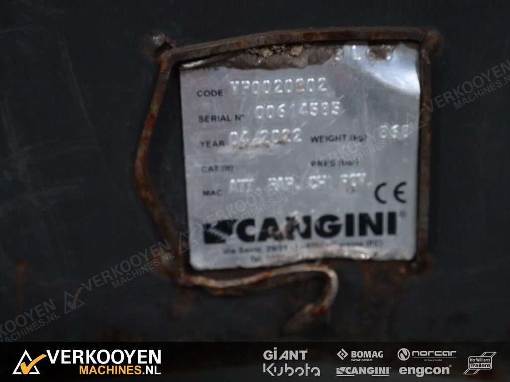 2022 Cangini Benne 300PG CW10 Sorteergrijper (zonder rotator) 6-10t VK9627