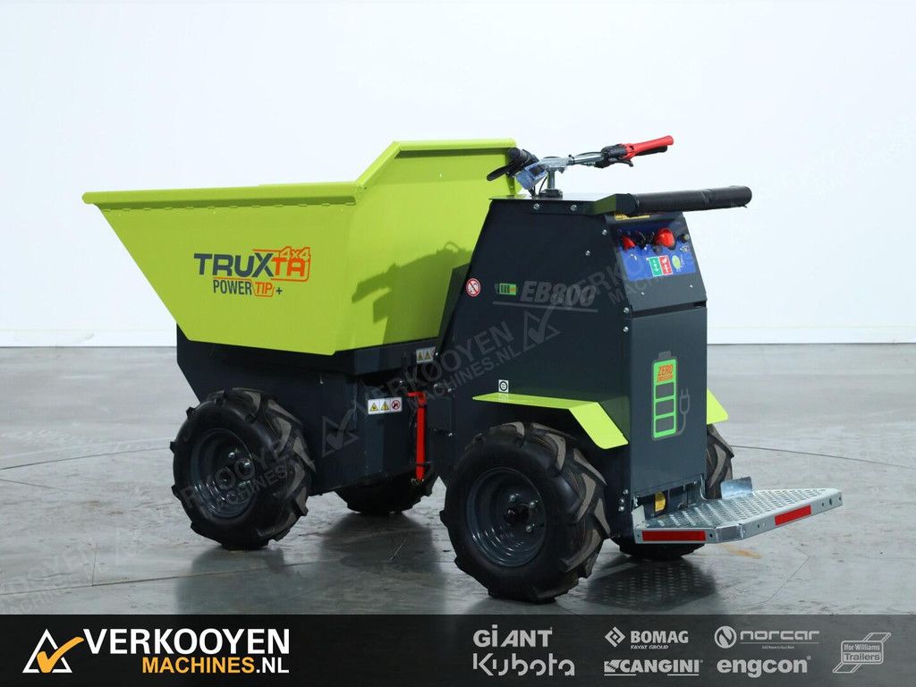2024 Truxta BENDie EB800 PTP VV1436 Elektrische dumper