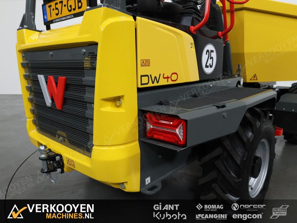 2025 Wacker Neuson DW40 Swivel Dumper VV1455