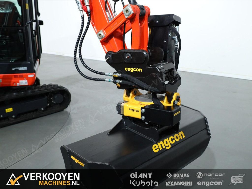 2025 Kubota KX027-4 Hi Spec + Engcon EC02 S30-S30 afneembaar ADV1296