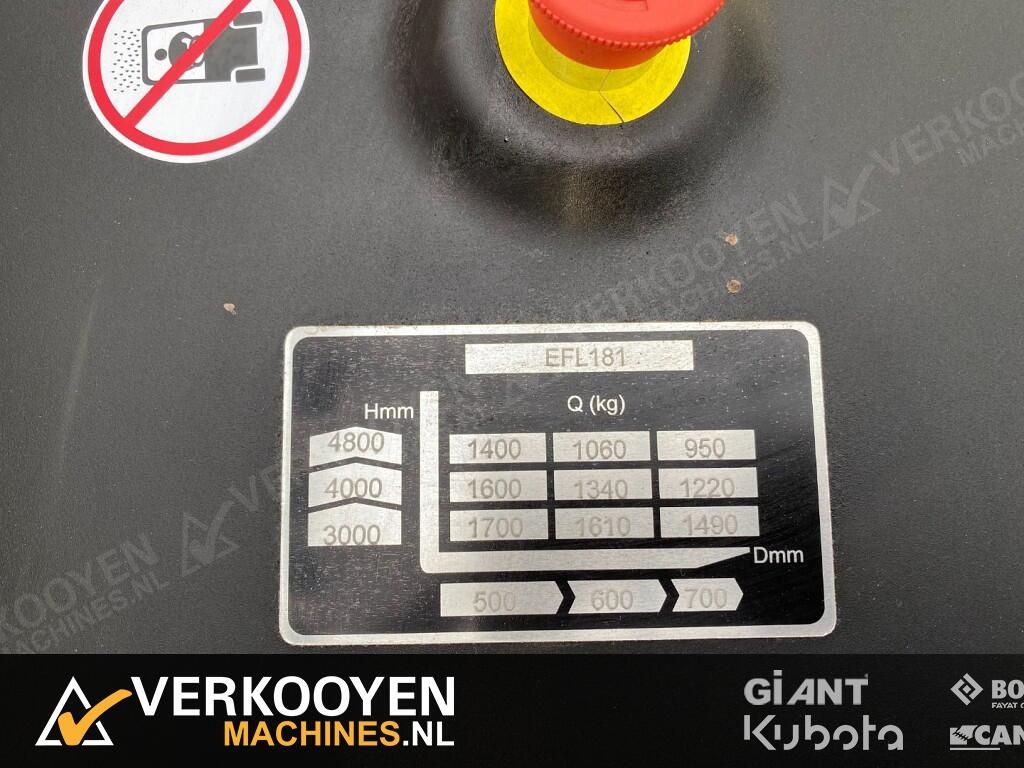 2021 EP EFL181 Elektro Heftruck VK8485