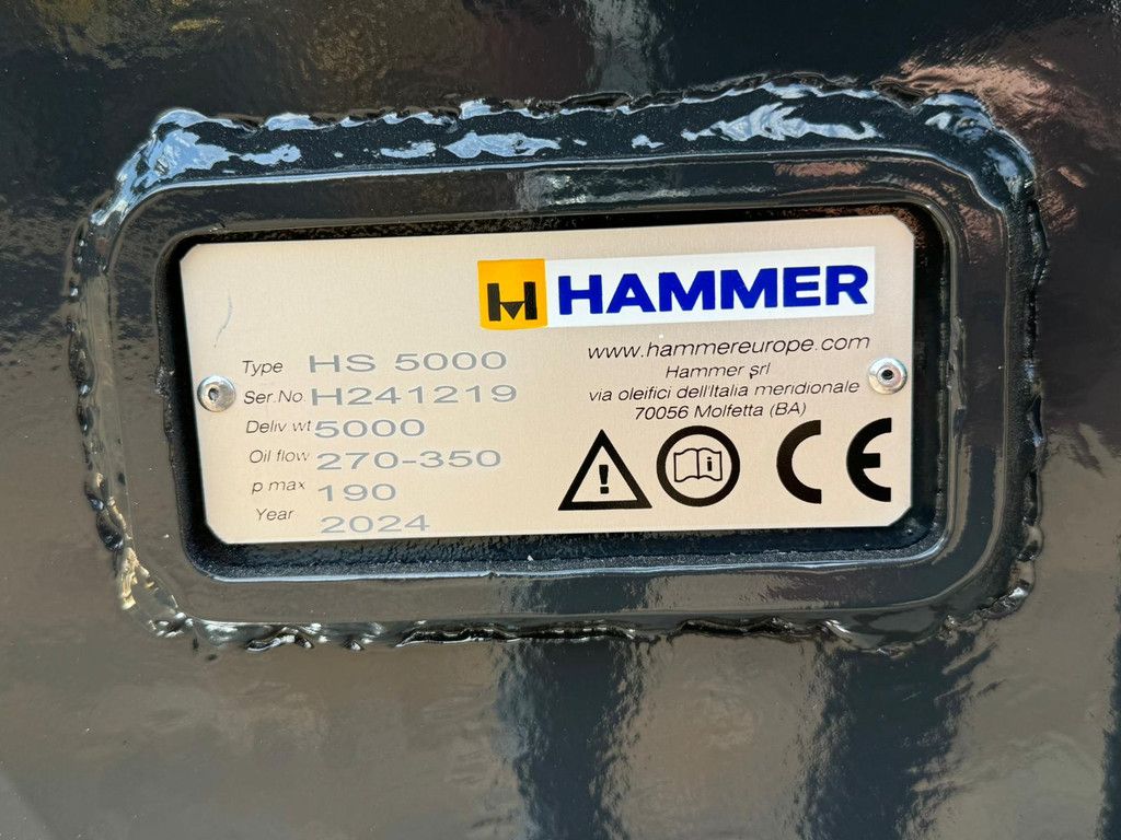 Hammer HS5000 fits 40-60 Ton excavator