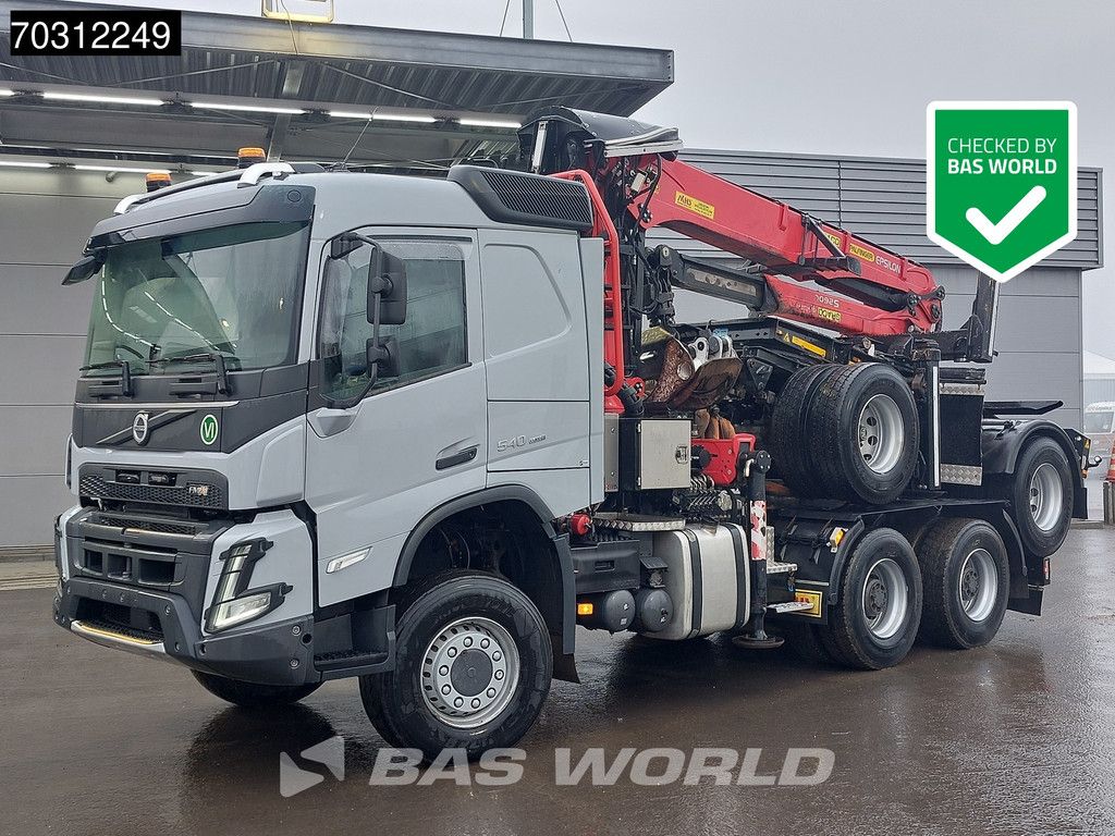 Volvo FMX FMX 540 6X6 6x6 Palfinger Epsilon S260L87 wood crane Holztransport VEB+ Automatic Euro 6