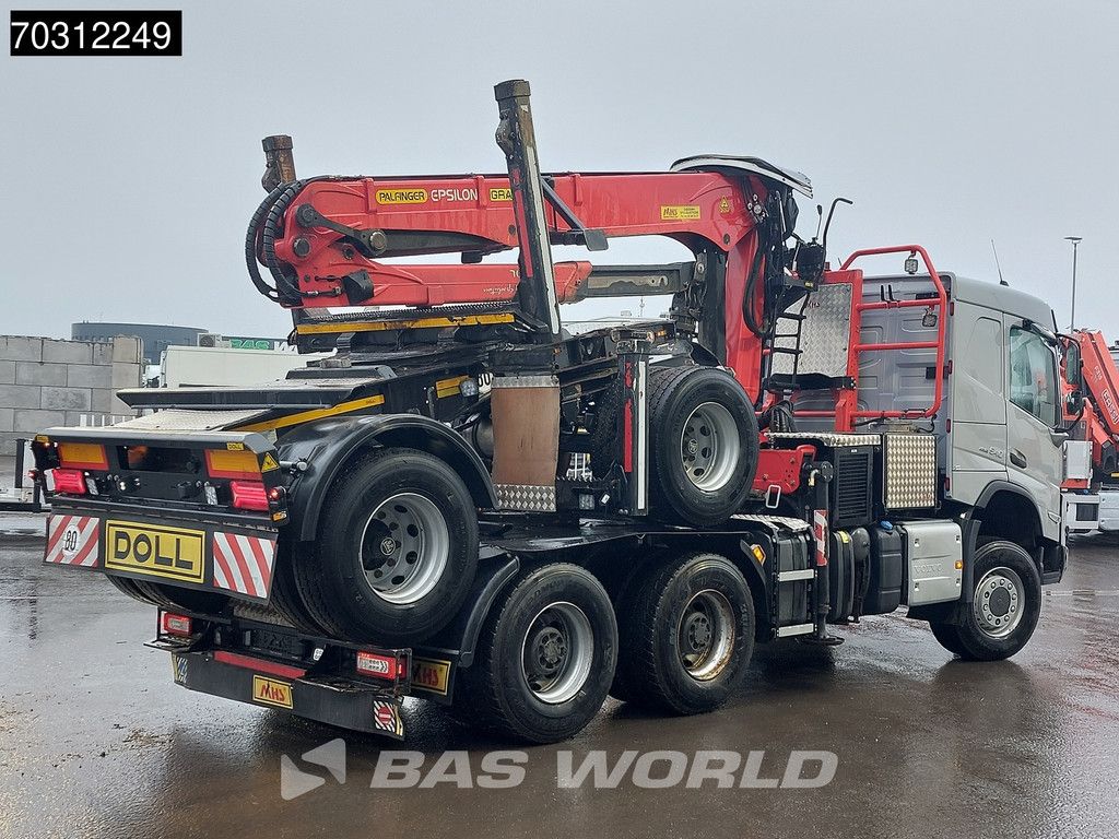 Volvo FMX FMX 540 6X6 6x6 Palfinger Epsilon S260L87 wood crane Holztransport VEB+ Automatic Euro 6