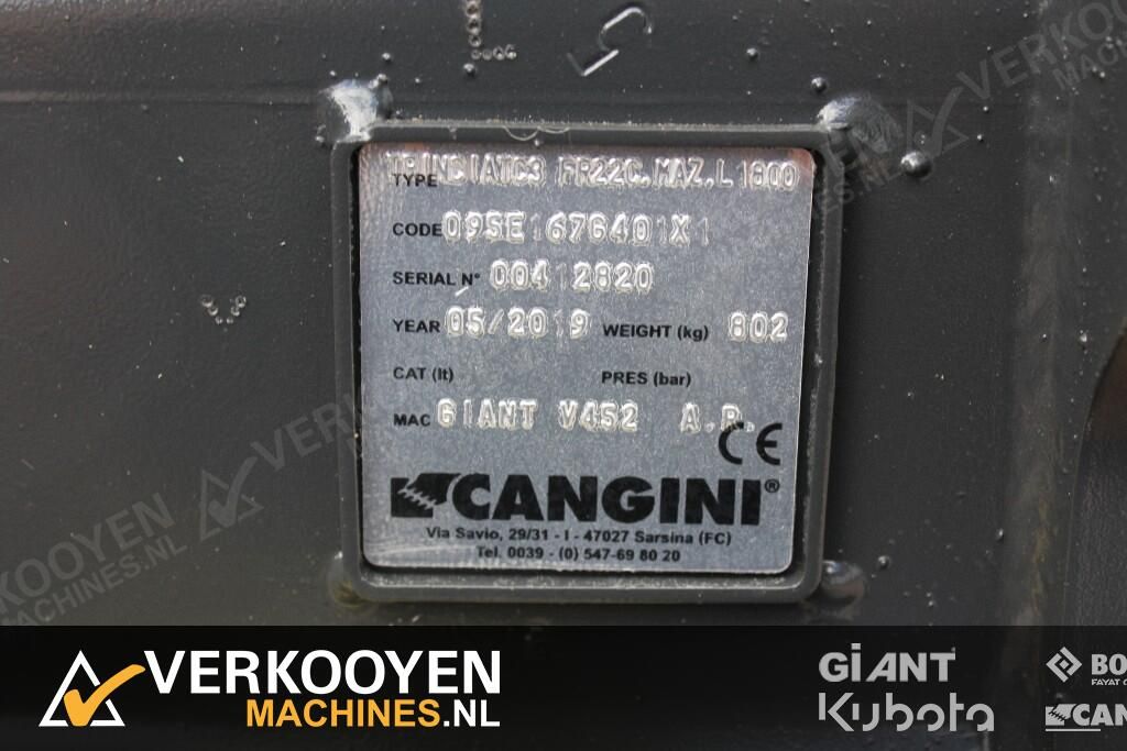 2025 Cangini Benne TC3F-180 Klepelmaaier Mulcher Giant ADV1082