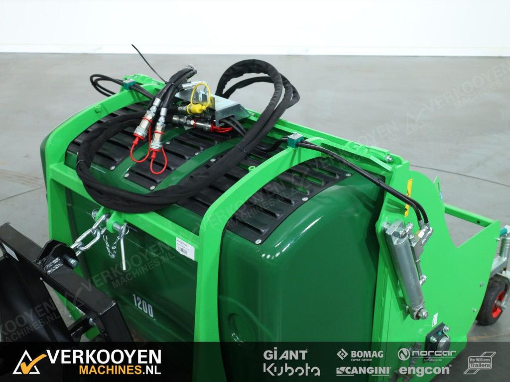 1 Giant Klepelmaaier 120cm met opvangbak (30-40 l/min) VV1450