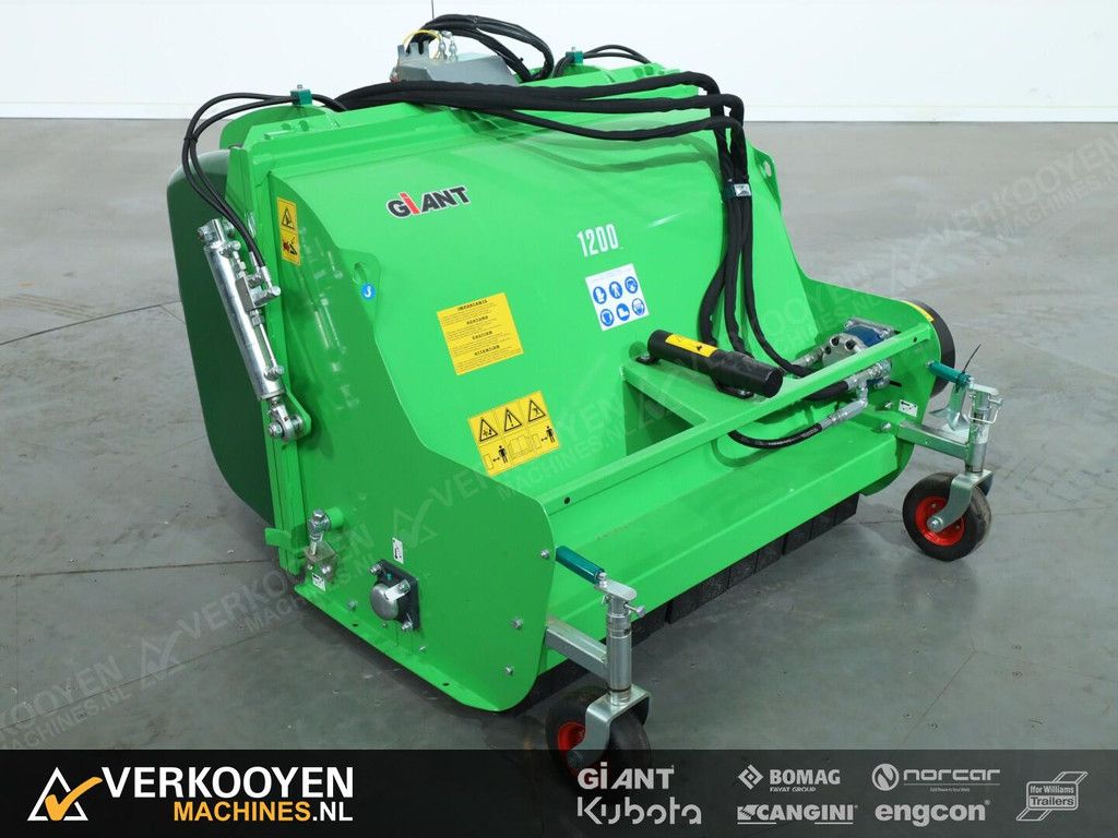 1 Giant Klepelmaaier 120cm met opvangbak (30-40 l/min) VV1450