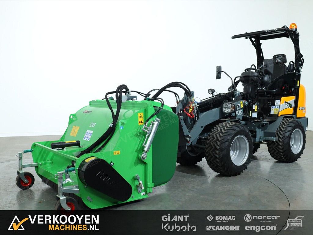 1 Giant Klepelmaaier 120cm met opvangbak (30-40 l/min) VV1450