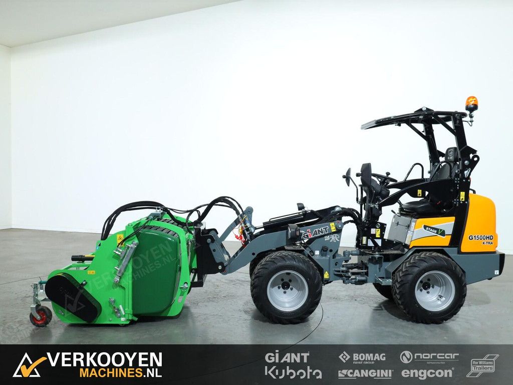 1 Giant Klepelmaaier 120cm met opvangbak (30-40 l/min) VV1450