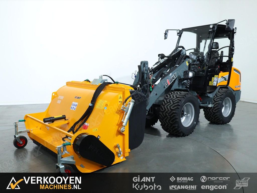 1 Giant Klepelmaaier 160cm met hydr opvangbak (50-60ltr) VV1467