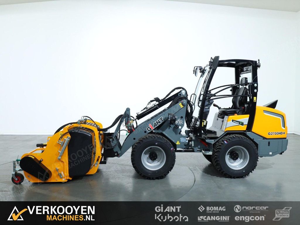 1 Giant Klepelmaaier 160cm met hydr opvangbak (50-60ltr) VV1467